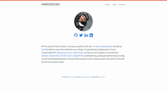 Desktop Screenshot of mariusv.com
